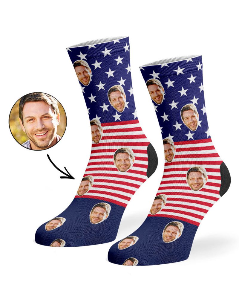 USA Flag Socks