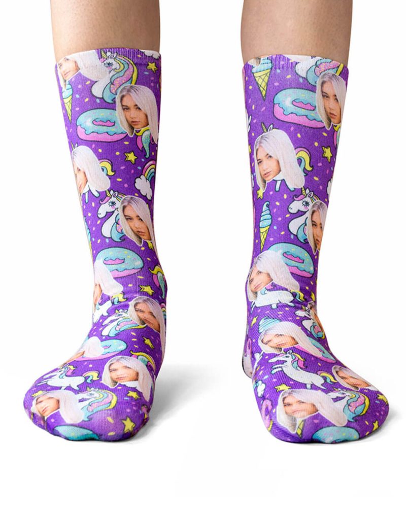 Unicorn Donut Socks