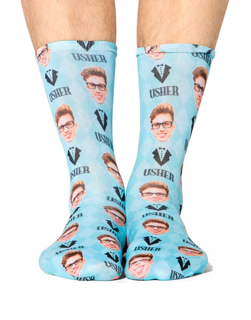 Usher Face Socks