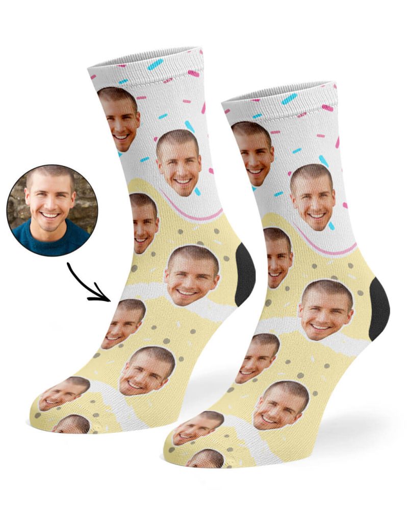 Vanilla Birthday Cake Socks