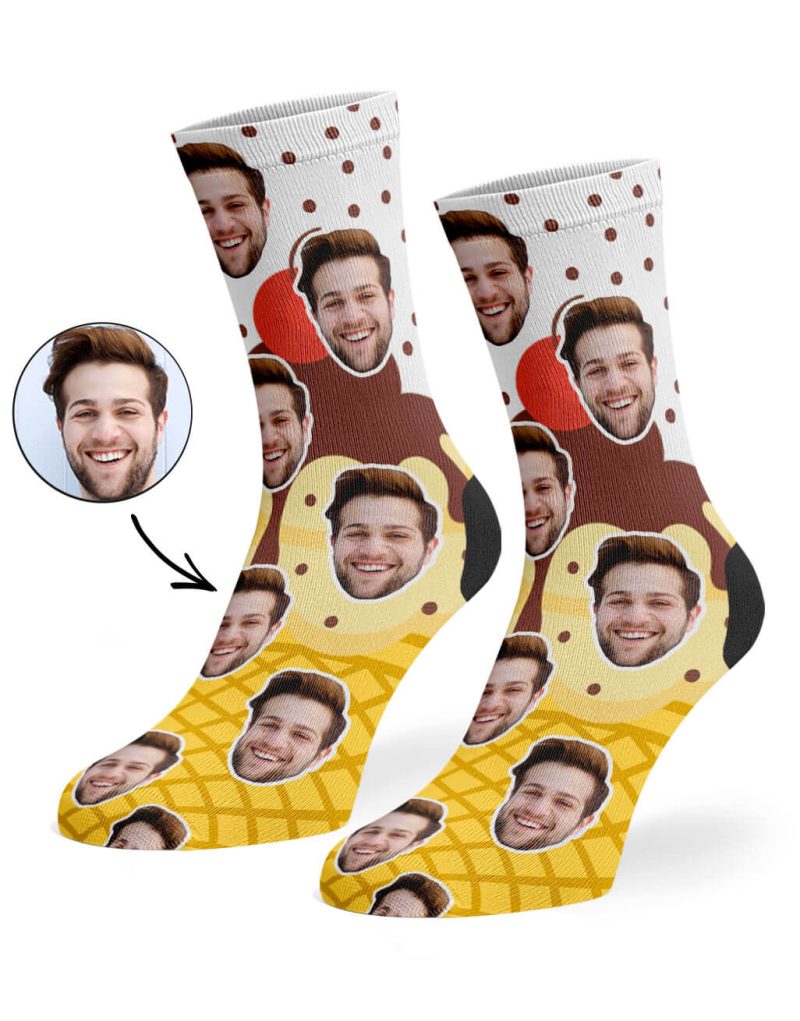 Vanilla Ice Cream Socks