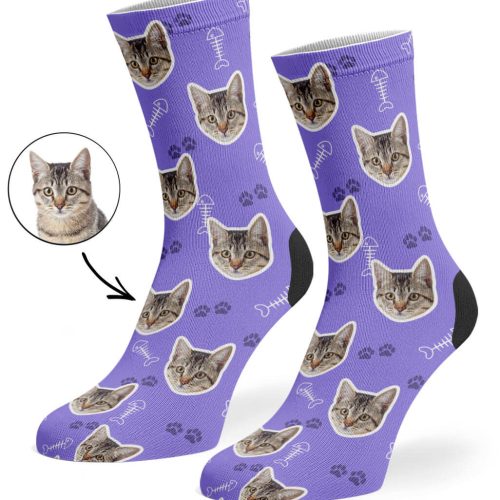 Violet Your Cat On Socks