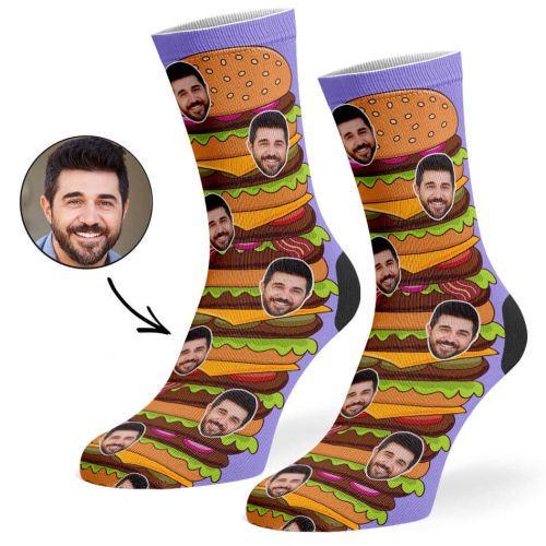 Violet Burger Socks