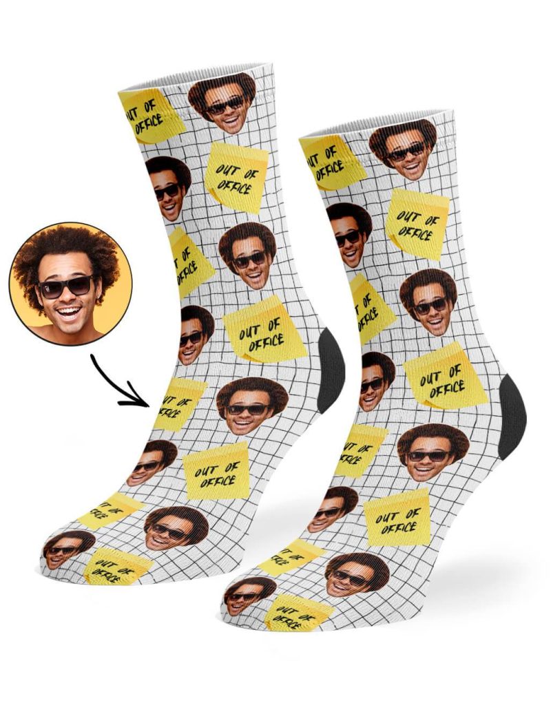 Out Of Office Custom Socks