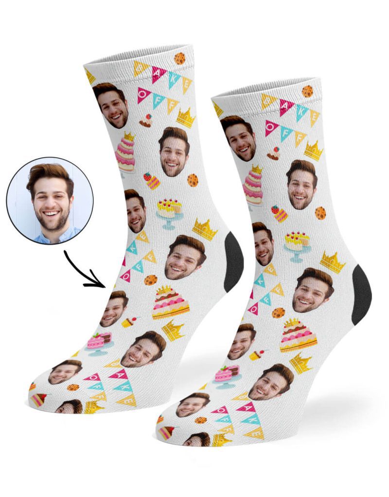 White Bake Off King Socks