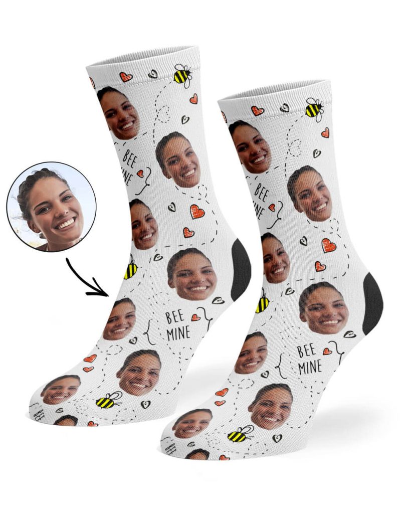 White Bee Mine Socks