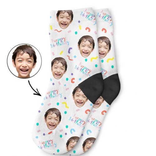 Customisable Kids Birthday Socks