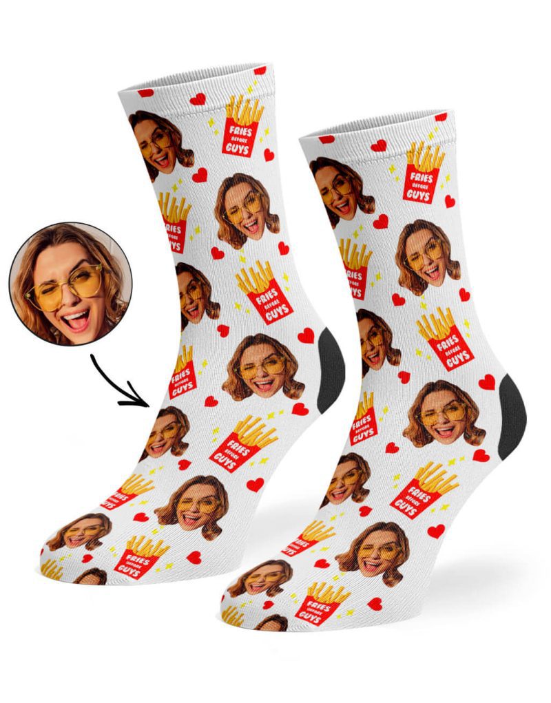 White Fries Before Guys Socks