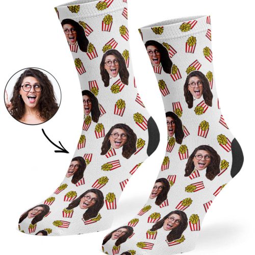 White Fries Socks