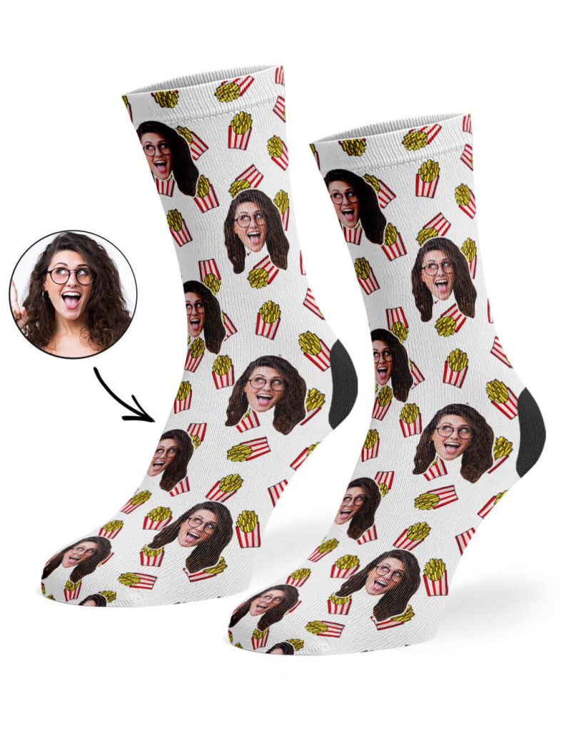 White Fries Socks