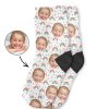 Rainbow Face Kids Photo Socks