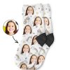 Unicorn Rainbow Kids Face Socks