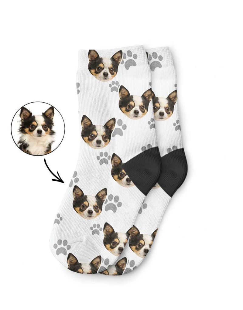 White Your Dog On Kids Socks 1