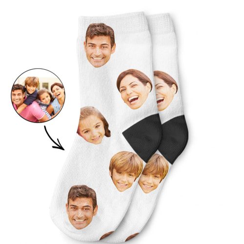 Your Family Photo Kids Socks