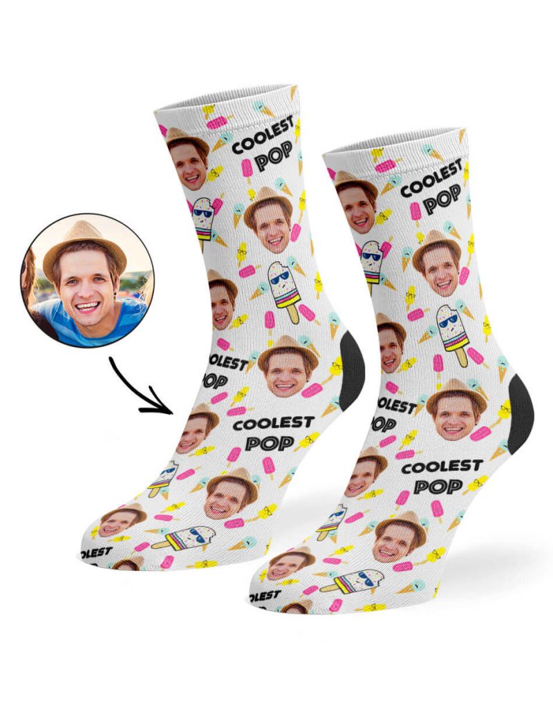 White Coolest Pop Socks