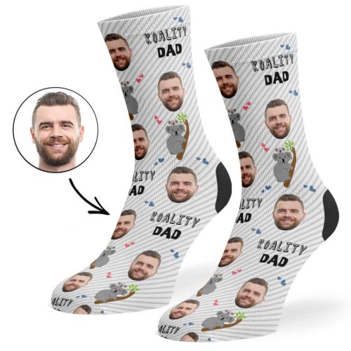 White Koality Dad Socks