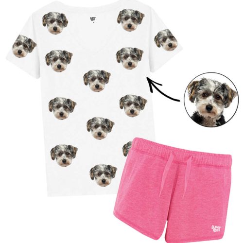 Womens Your Dog PJs Pink