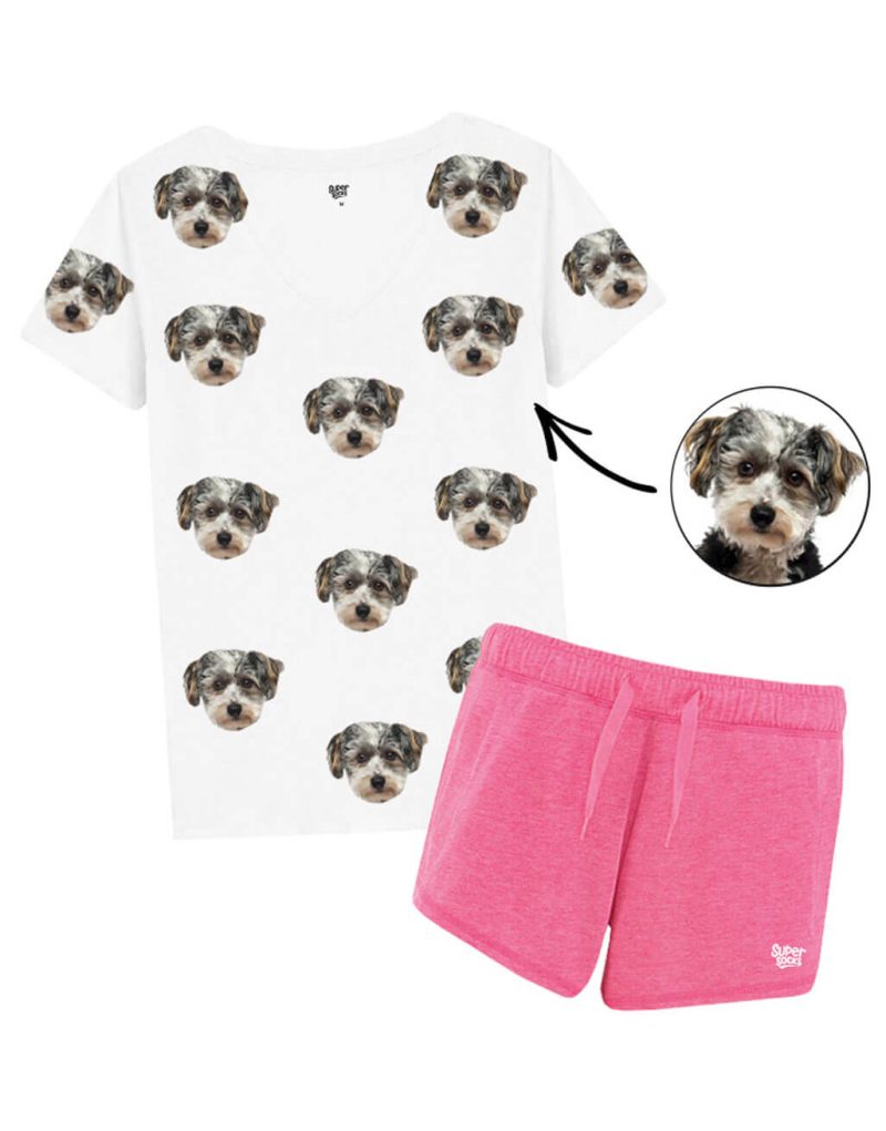 Womens Your Dog PJs Pink