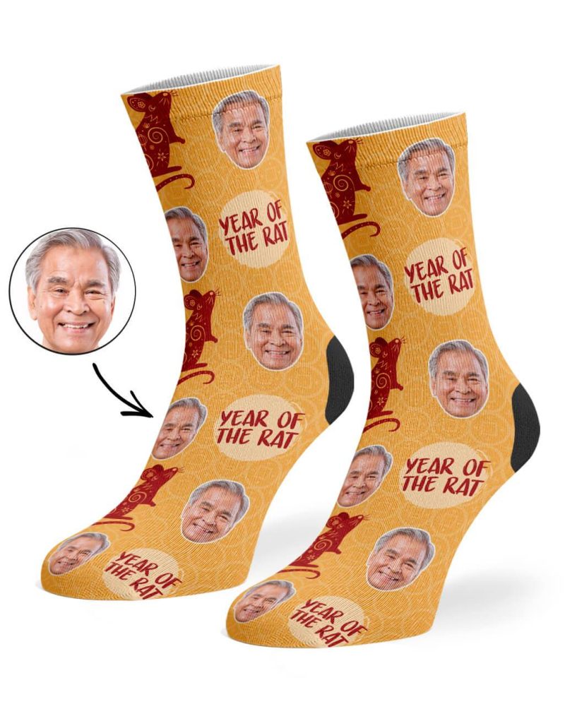 Year Of The Rat Custom Socks