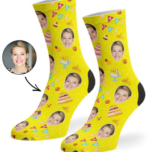 Yellow Bake Off Queen Socks