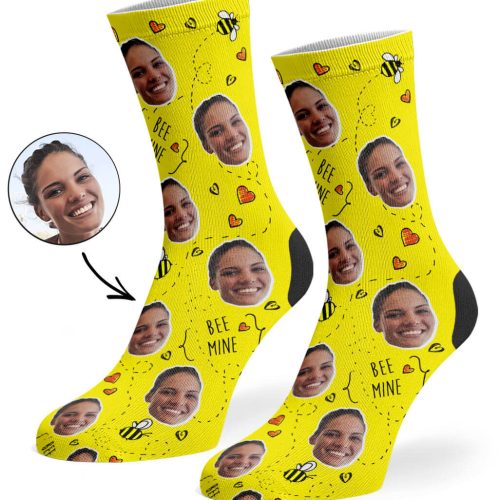 Yellow Bee Mine Socks