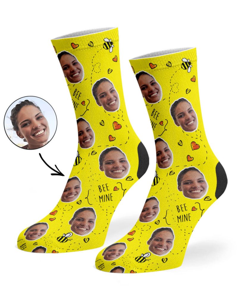 Yellow Bee Mine Socks