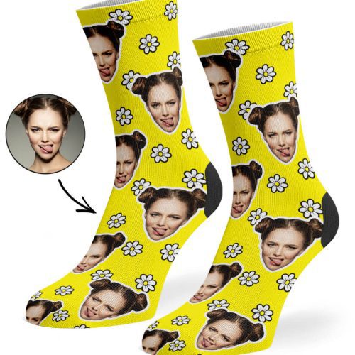 Yellow Daisy Socks