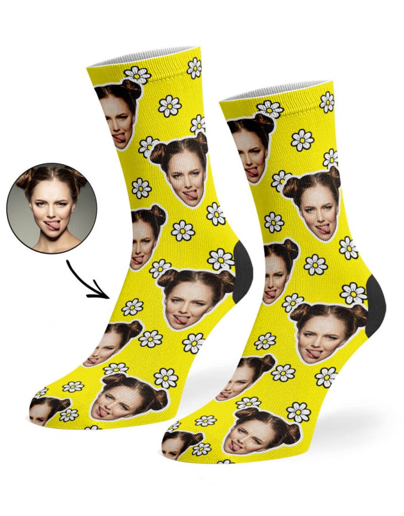 Yellow Daisy Socks