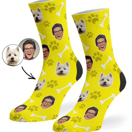 Yellow Dog Owner Socks