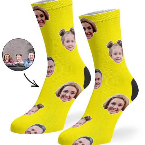 family custom socks with your photo on