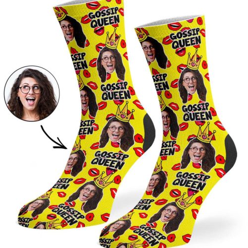 Yellow Gossip Queen Socks