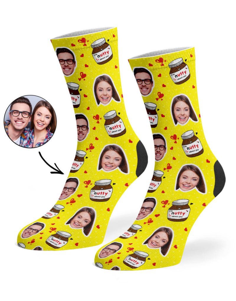 Yellow Nutty About You Socks