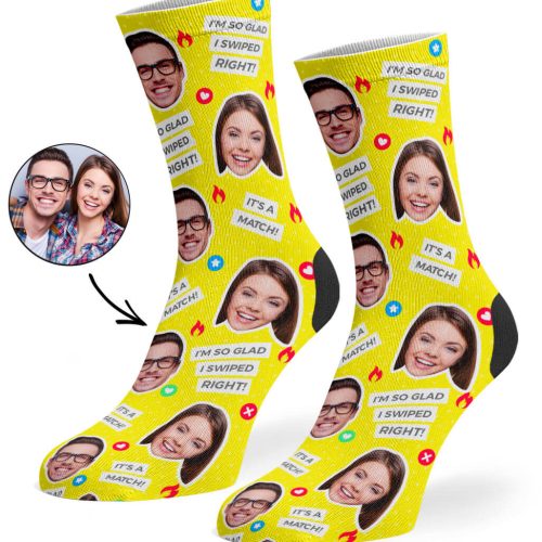 Yellow Tinder Socks