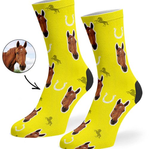 Yellow Your Horse on Socks