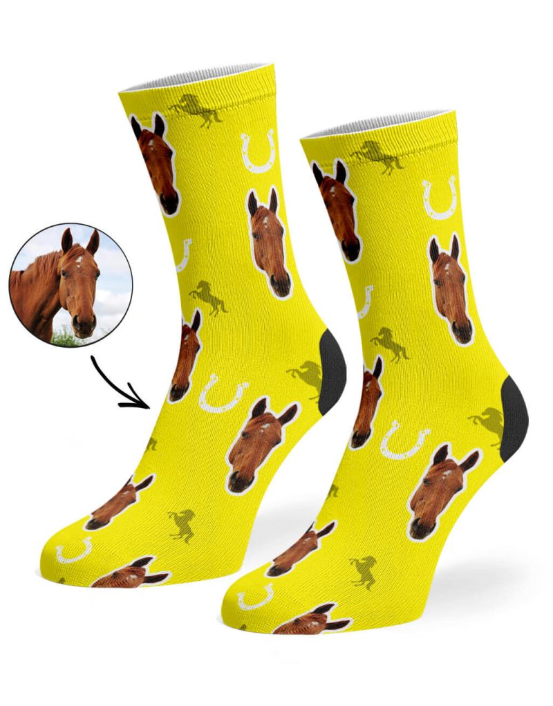 Yellow Your Horse on Socks