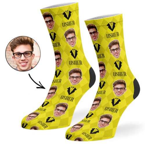 Yellow Usher Socks