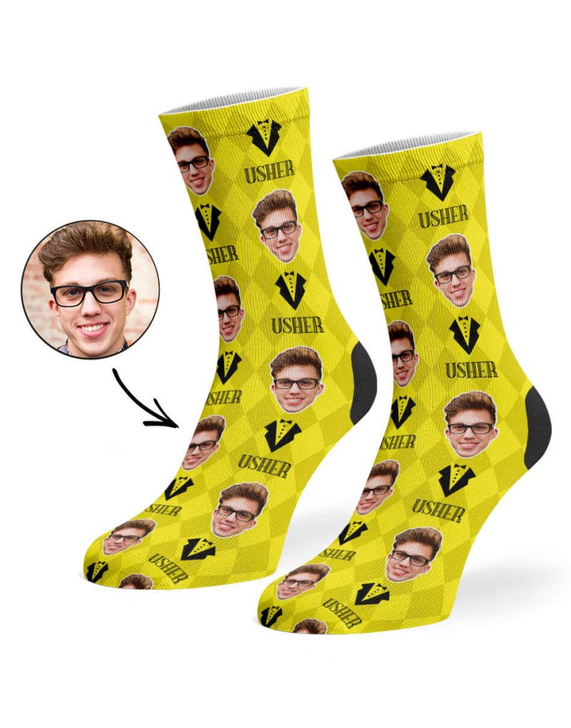 Yellow Usher Socks