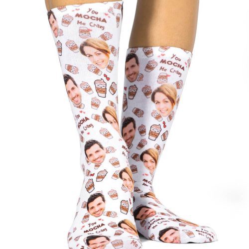 You Mocha Me Crazy Socks