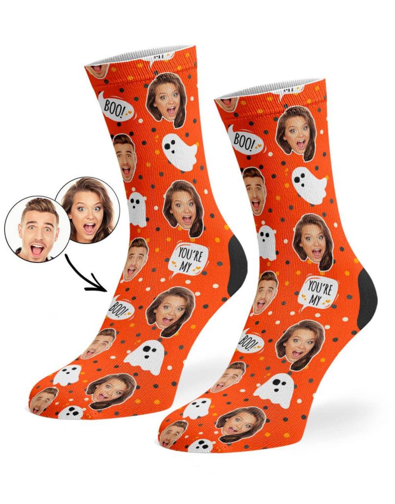 You re My Boo Socks Orange