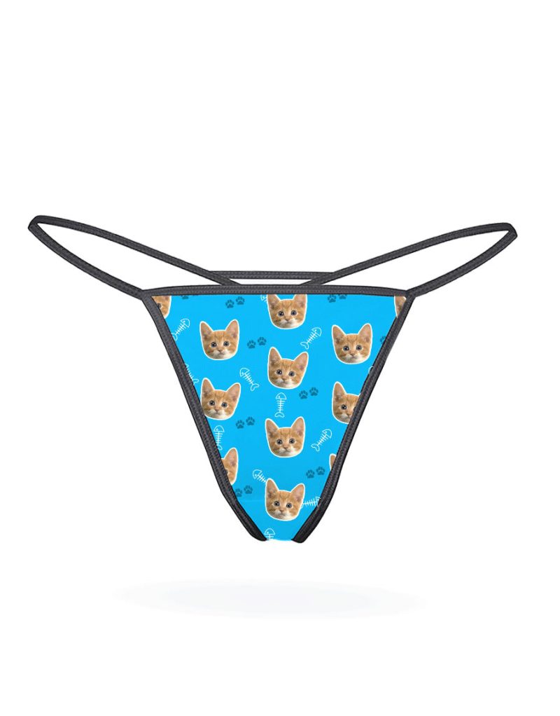 Your Cat Thong blue