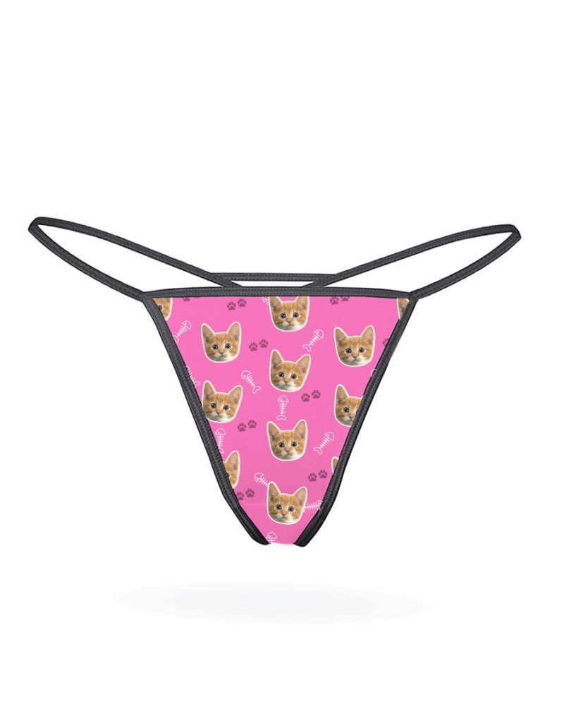 Your Cat Thong pink