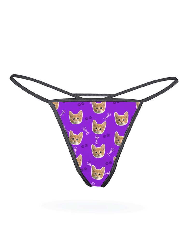 Your Cat Thong purple