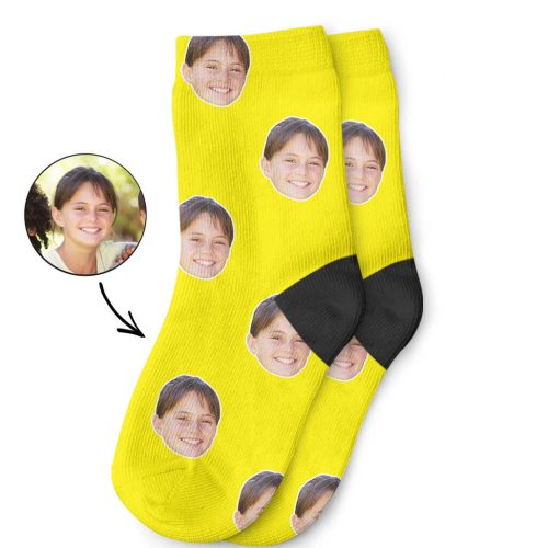 Children's Photo On Socks