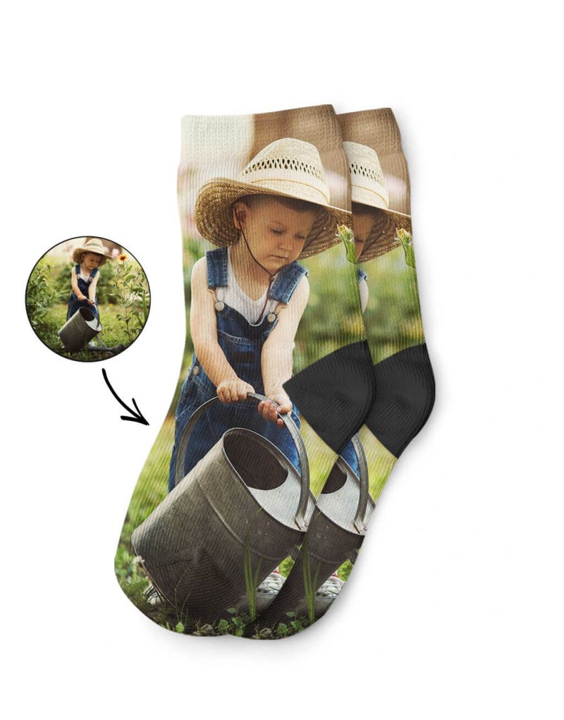 Your Photo On kids Socks