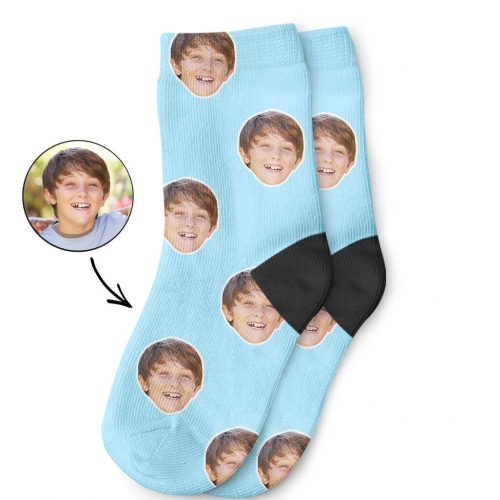 Your Kids Face On Socks