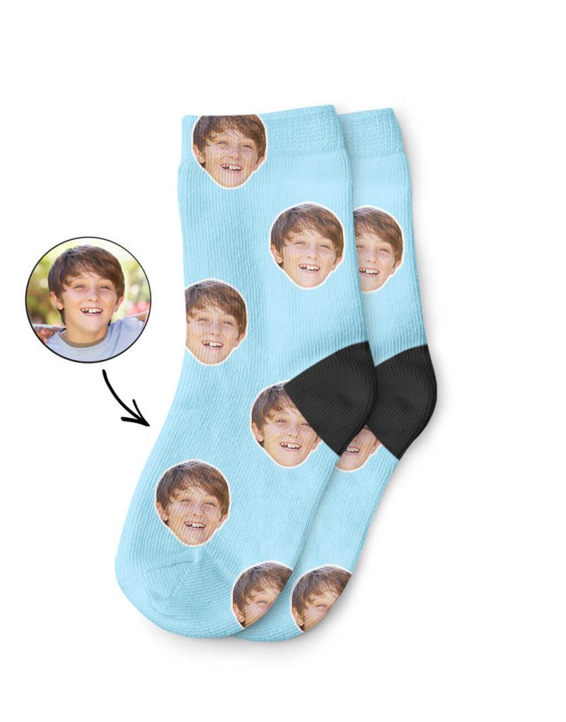 Your Kids Face On Socks