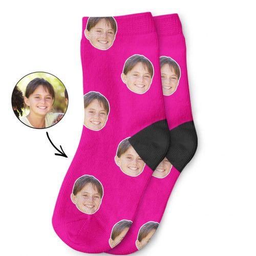 Your Kids Photo On Socks