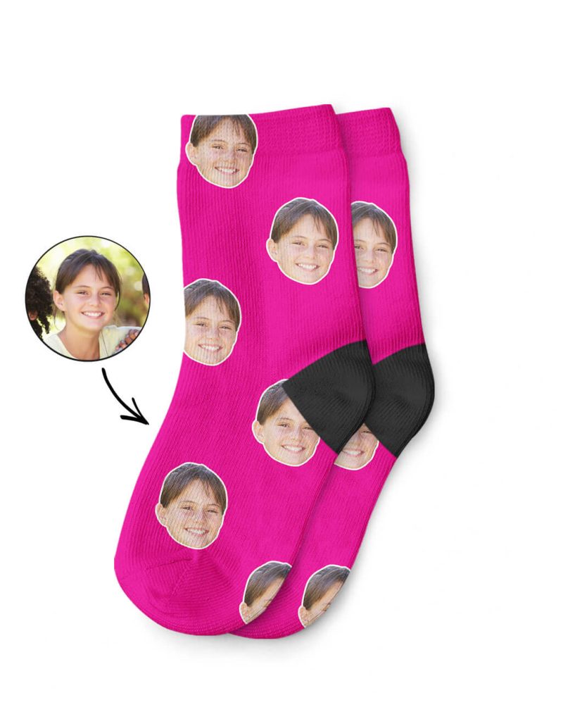 Your Kids Photo On Socks