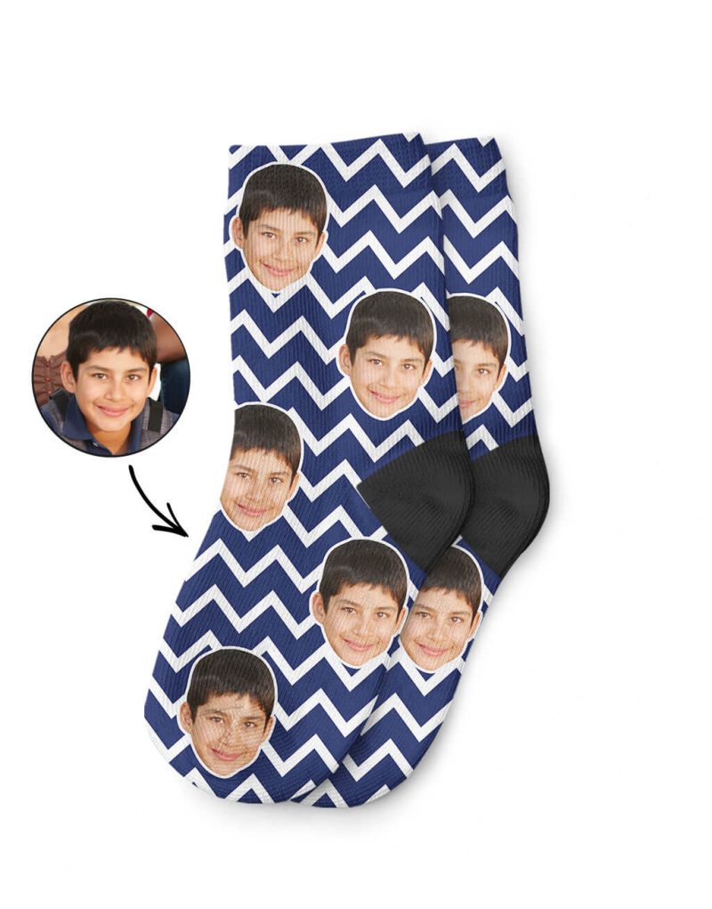 Custom Zig Zag Children's Socks