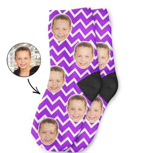 Zig Zag Children's Face Socks